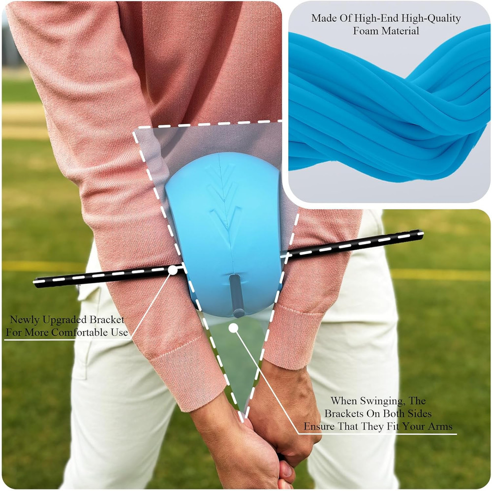 The Connector Golf Training Aid, Golf Swing Trainer for Posture Correction Pract