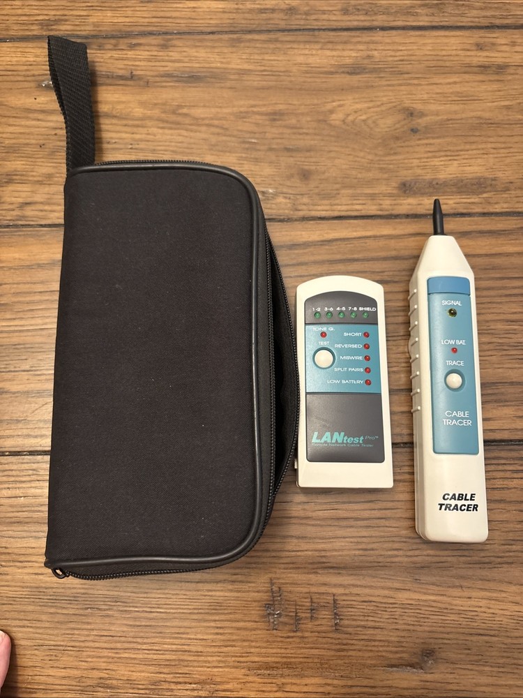 LANtest Pro Remote Network Cable Tester with Tone and Probe - case included