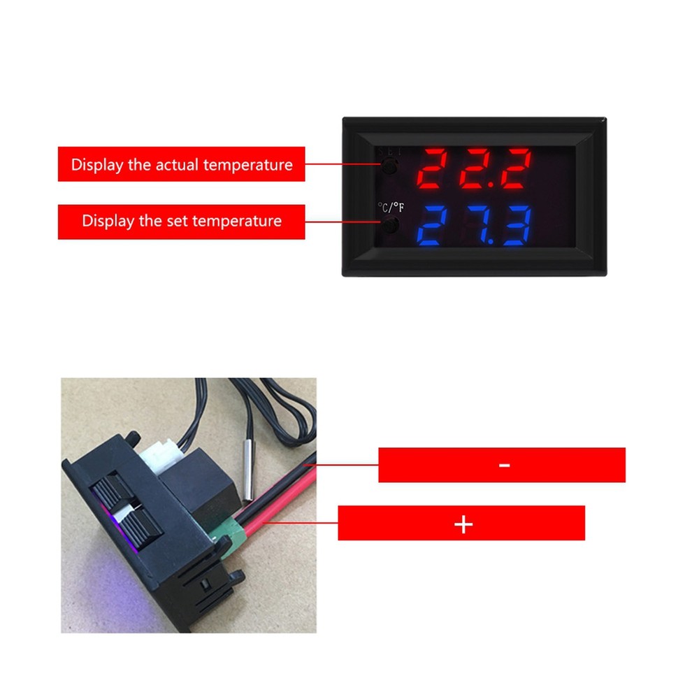XD-2048 Digital LED Microcomputer Thermostat Switch Temperature Controller WT