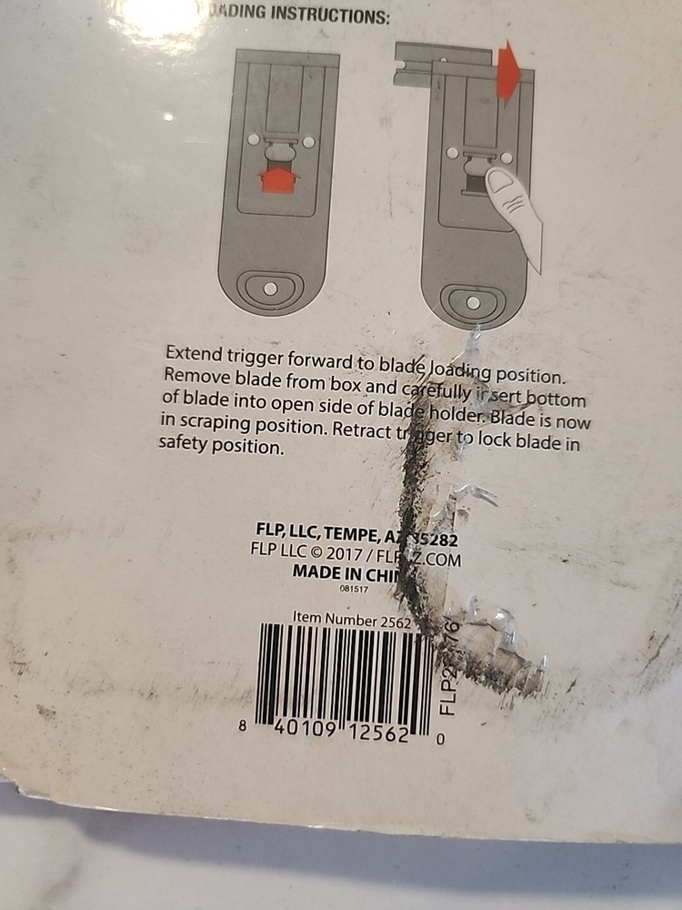 Solid Gear Performance Tool 4 Inch Retractable Safety Scraper 4 Blades W743