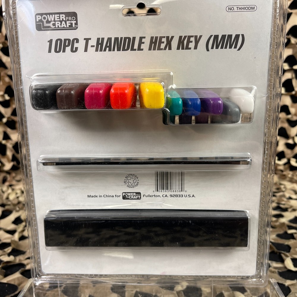 NEW 10-Pc. T-Handle Hex Key Set - Metric