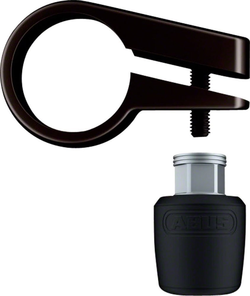 Abus Saddle/Post Lock Nutfix Seatpost Clamp/Lock, 30 Diameter, Red