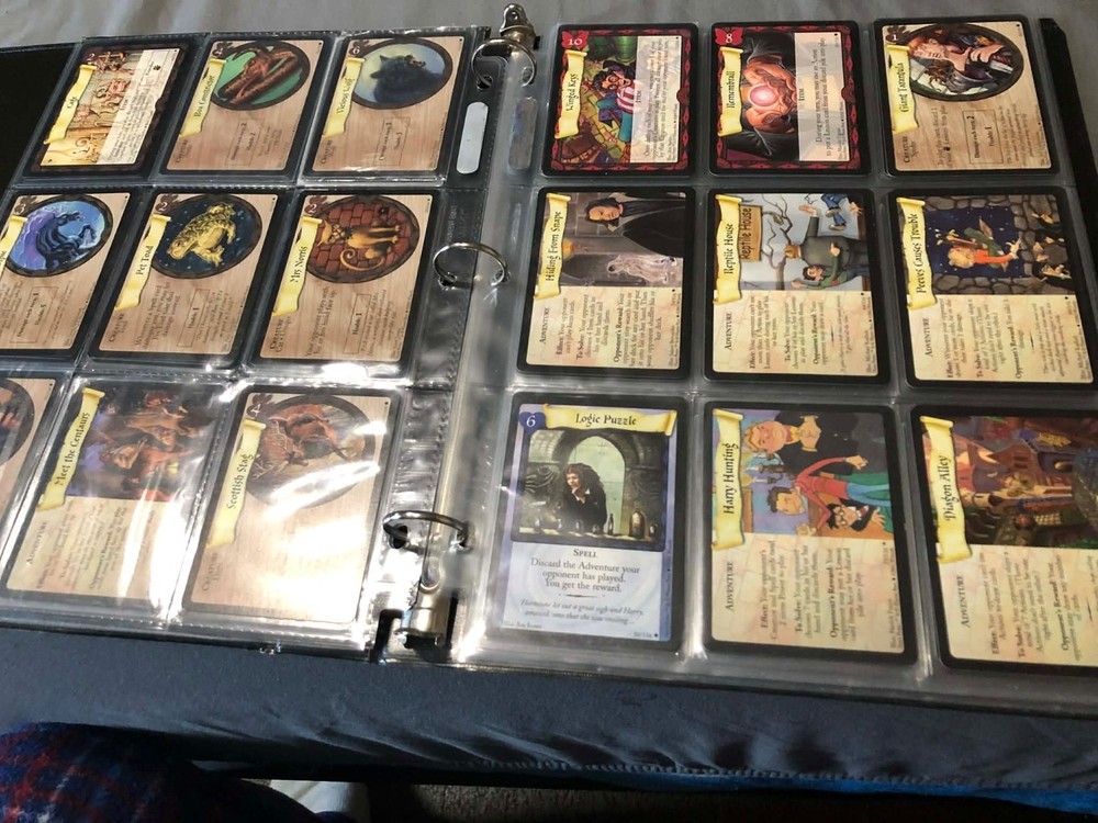 harry potter tcg true complete base set 119/119