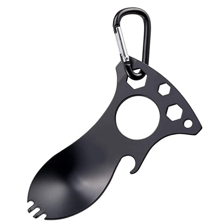 Spork Spoon Fork Multifunction Travel Backpacking Camping Eating Tool Utensils