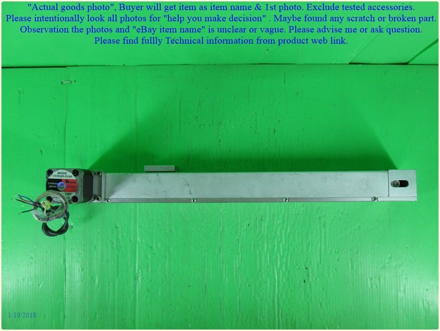 Linear Belt driven & motor as photo, Stroke 30cm, Mini CNC 3D printer