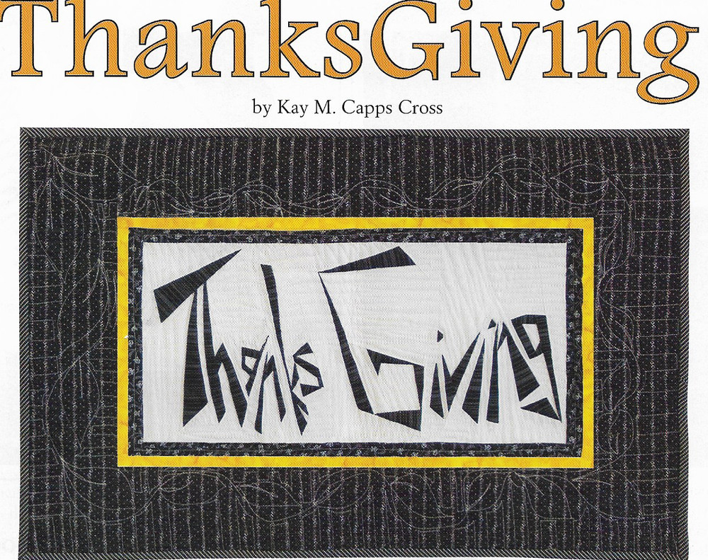Thanksgiving Wall Quilt quilting pattern instructions