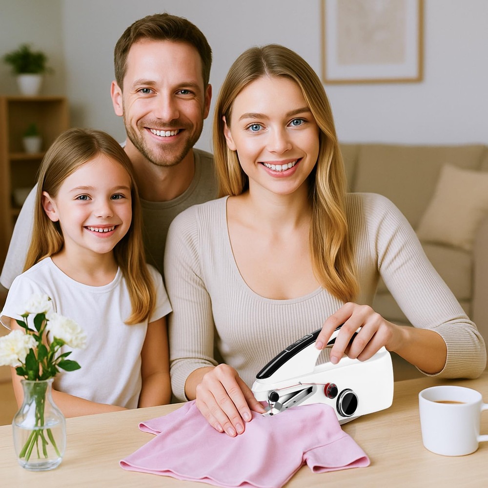 Handheld Sewing Machine: Sewing Machine for Beginners with Power Supply Modes...