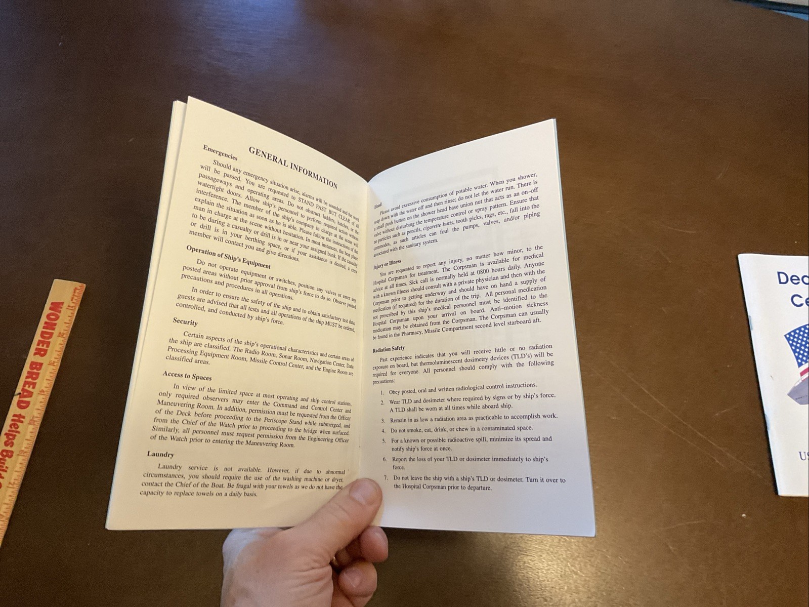 Welcome Aboard USS MICHIGAN SSBN 727 Handout Pamphlet Vintage