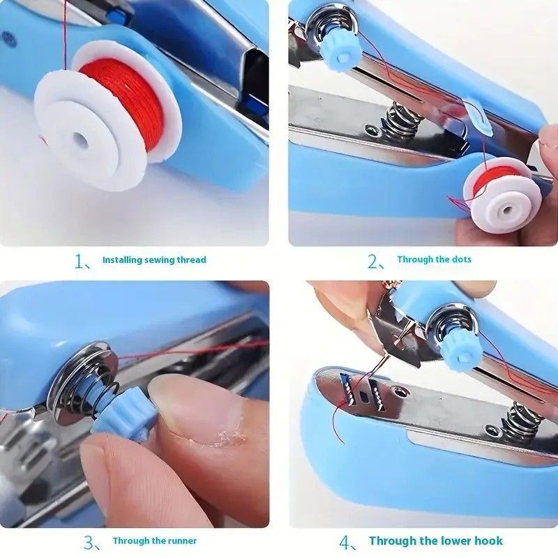 Manual Sewing Machine Portable Mini Multi-Functional Handheld Tailor Sewing Tool