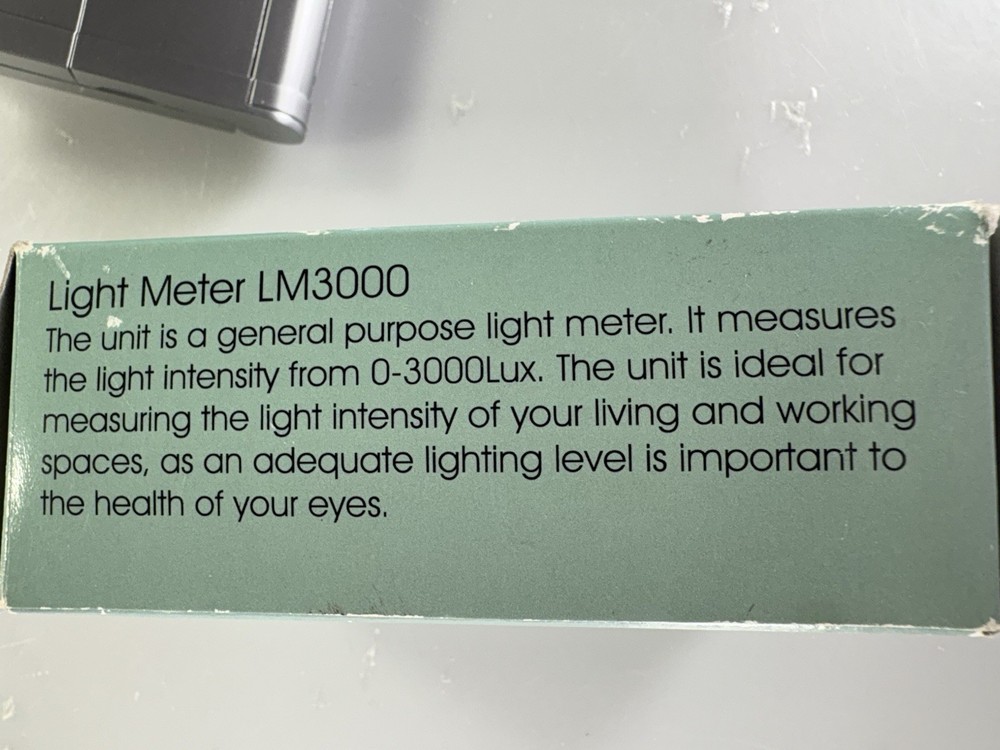 Topix LM3000 Light Meter - Tested