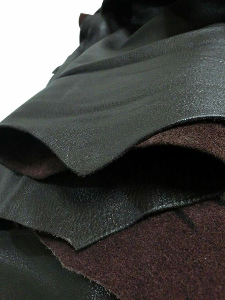 Black Lichee Pattern First layer leather fabrictobago cowhide for Leathercraft