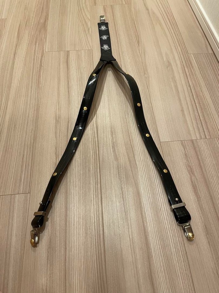 VERSACE Young Suspender Black Used