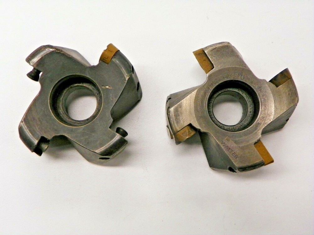 2 PIECES. WALTER 2.50" MILLING CUTTER FRONT PIECE D300