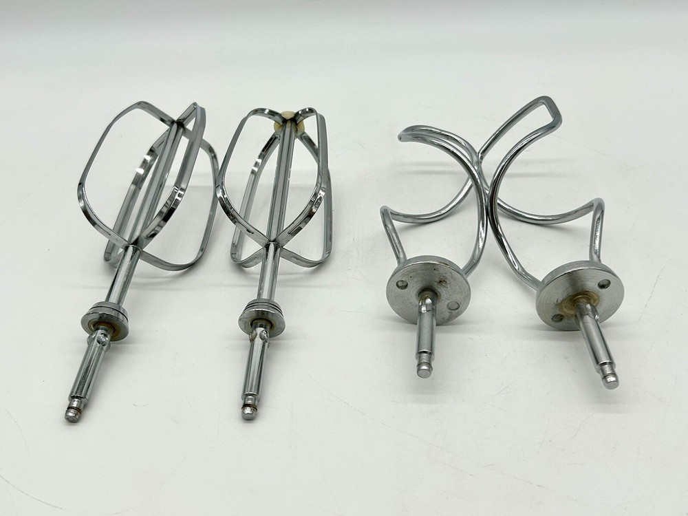 Vtg Oster Regency Kitchen Center Replacement Part Beaters Attachments 2 Pairs