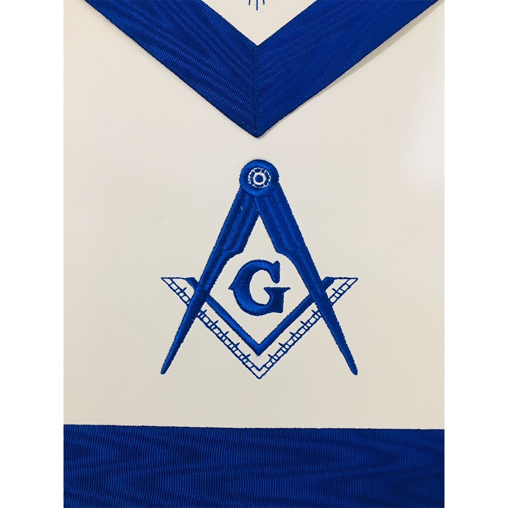 Masonic Regalia Blue Lodge Master Mason Embroidered Masonic Apron