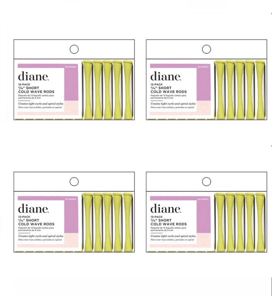 (44 PACK) Diane 3/16" Short Cold Wave Rods