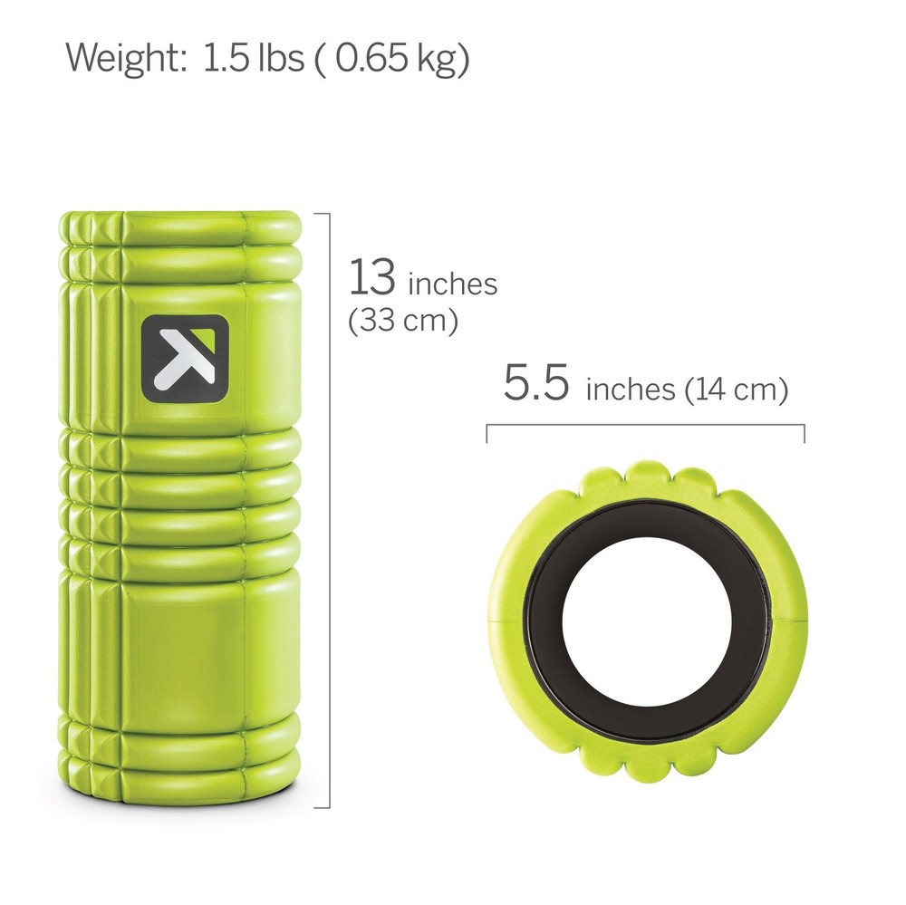 TRIGGERPOINT Performance Therapy Grid Foam Roller for Exercise, Deep Tissue M...