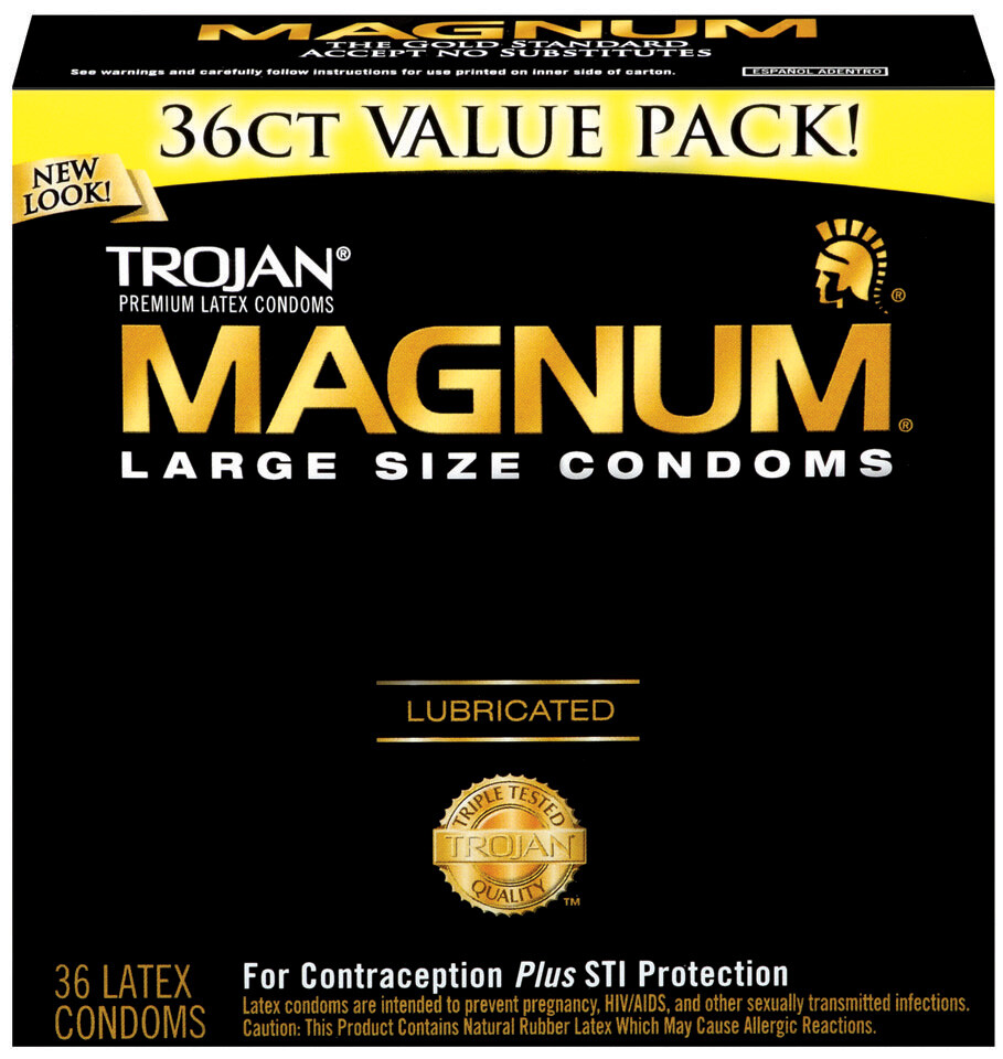 Trojan Magnum Condoms - 36 pack