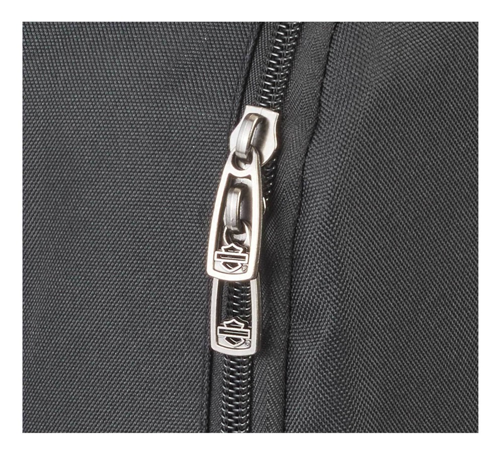 Harley-Davidson Bar & Shield Graphic Backpack w/ Adjustable Straps - Black/Gray