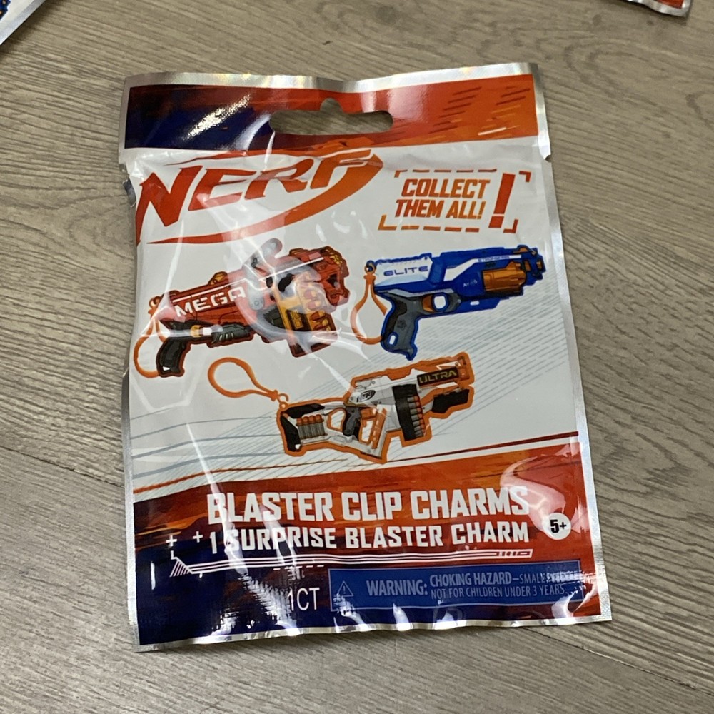 5 Pack Nerf Surprise Blaster Charm Clips