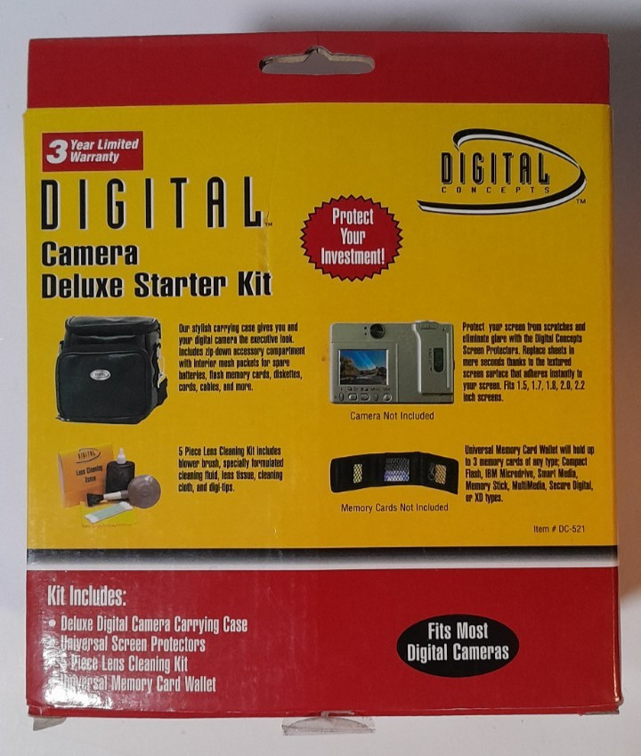 Universal Digital Camera Deluxe Starter Kit by Digital Concepts