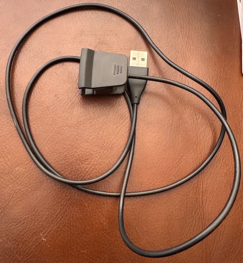 Fitbit Original USB Charger Charging Cable Cord Black