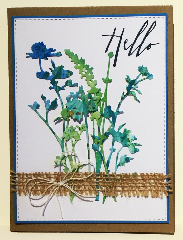 Sizzix Thinlits Wildflowers #2 #661808 7pk set Retail $22.99 designer Tim Holtz