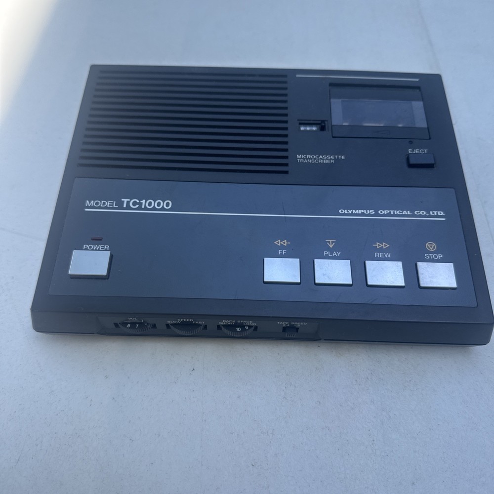 Olympus Optical Microcassette Transcriber Mode TC1000 untested as is
