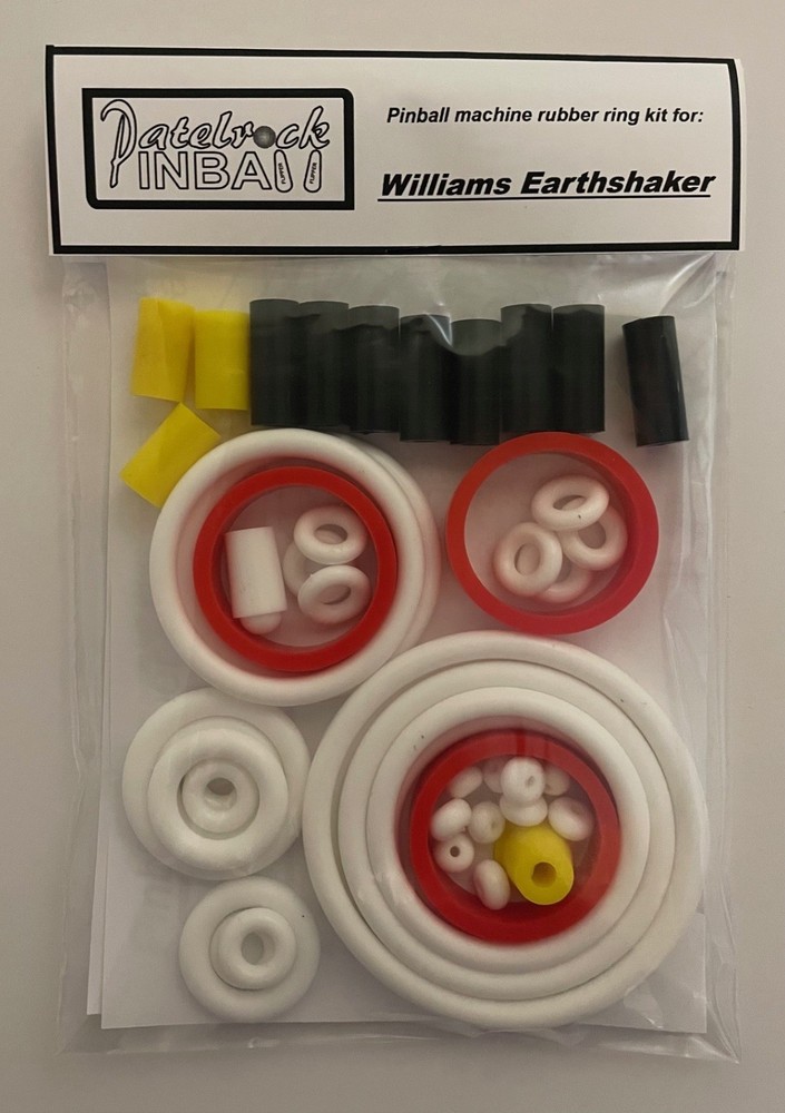 1989 Williams Earthshaker Pinball Machine Rubber Ring Kit