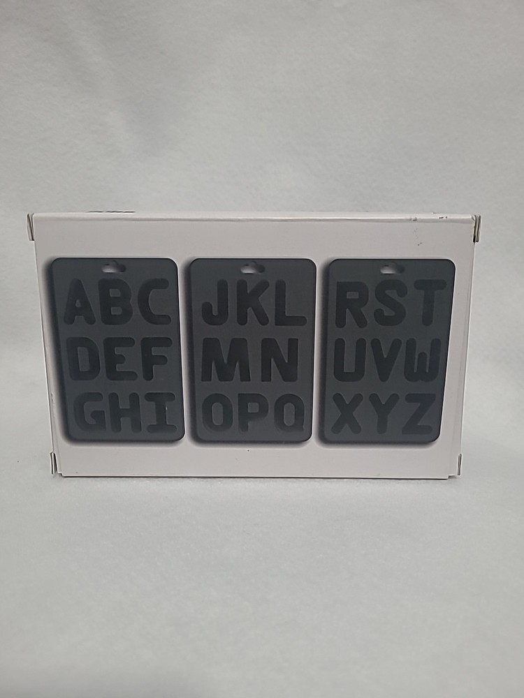 Alphabet Ice Cube Trays Suck Uk
