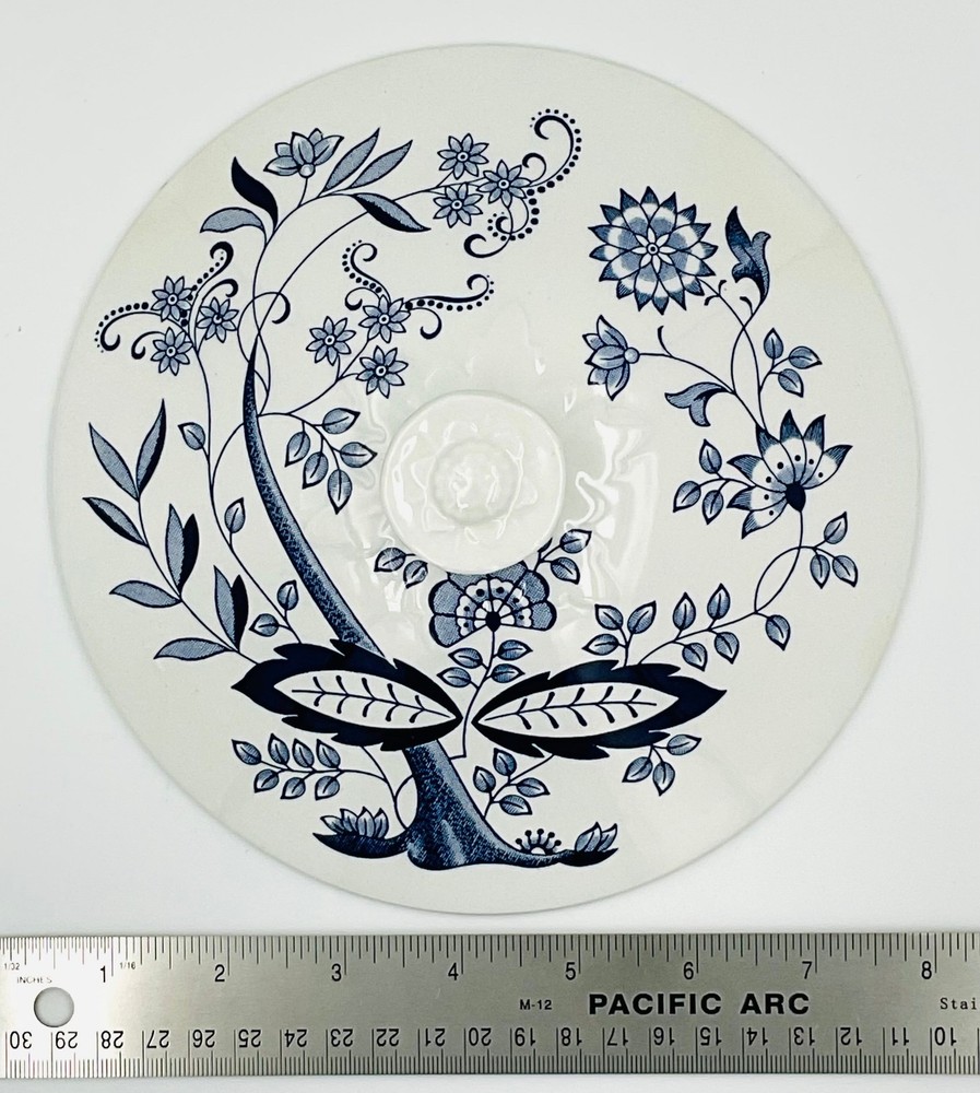 Enoch Blue Onion Dinnerware Lid - Replacement