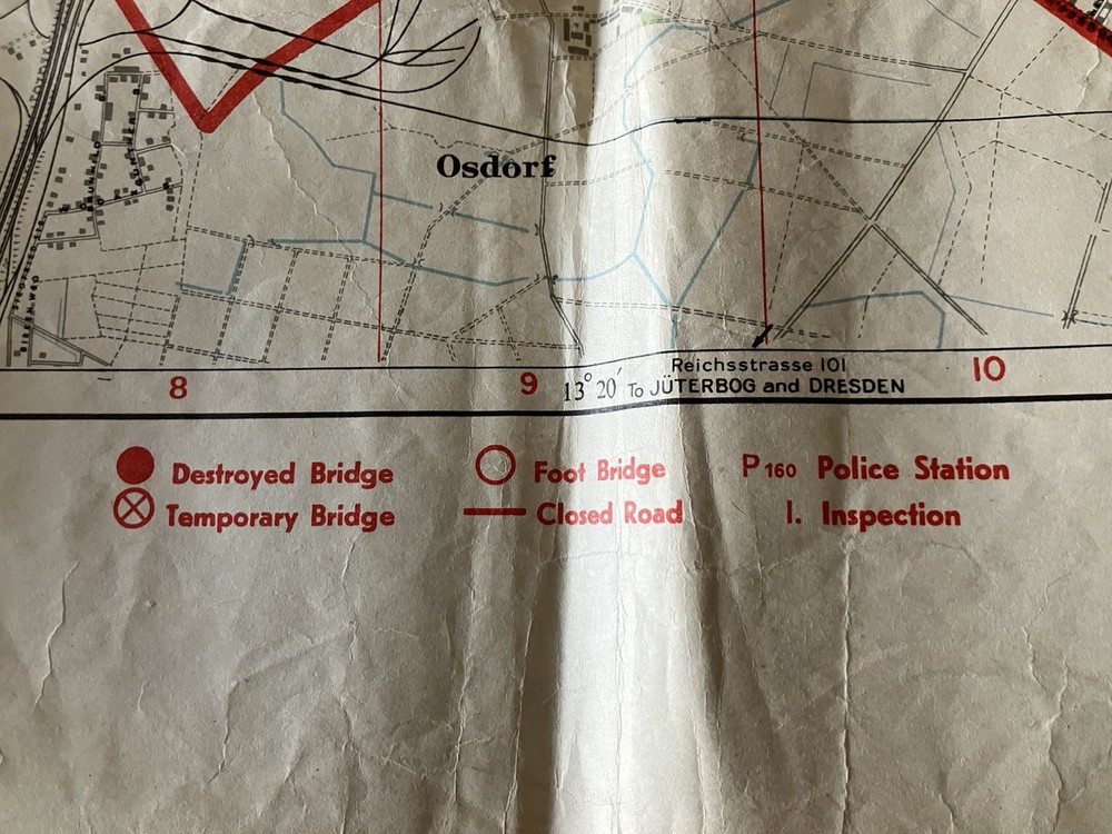 Allied Central Interpretation Unit War Map Germany Sheet 3 (SW) 1945