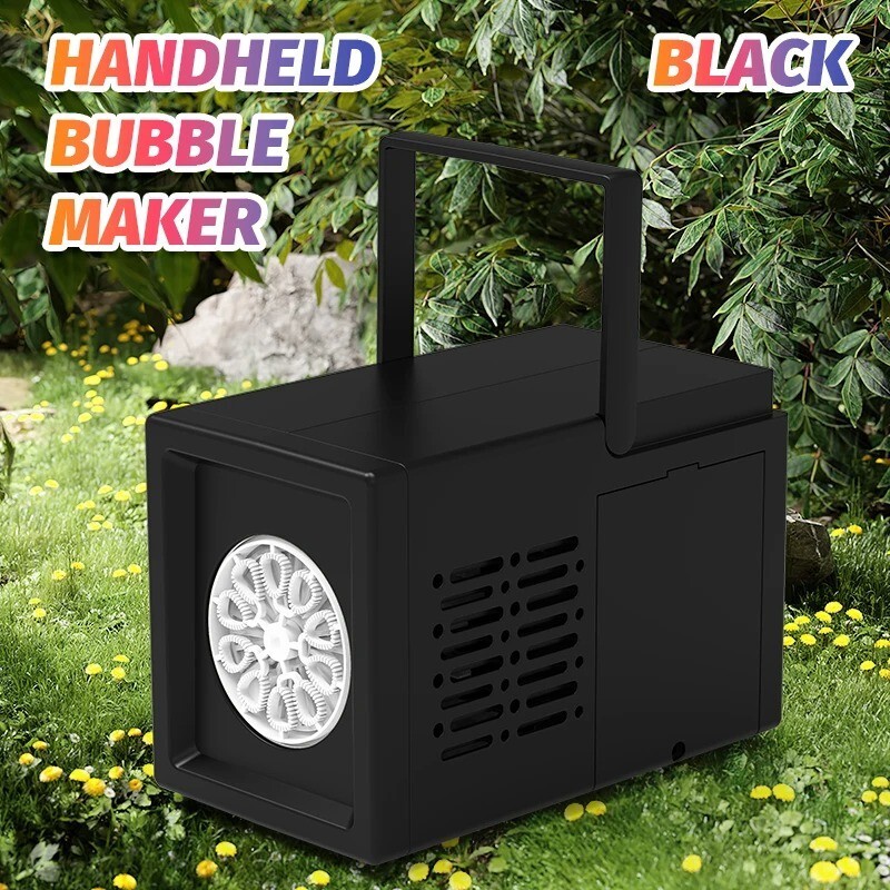 10 Hole Fully Automatic Bubble Blowing Handheld Electric Bubble Machine Toy Outd