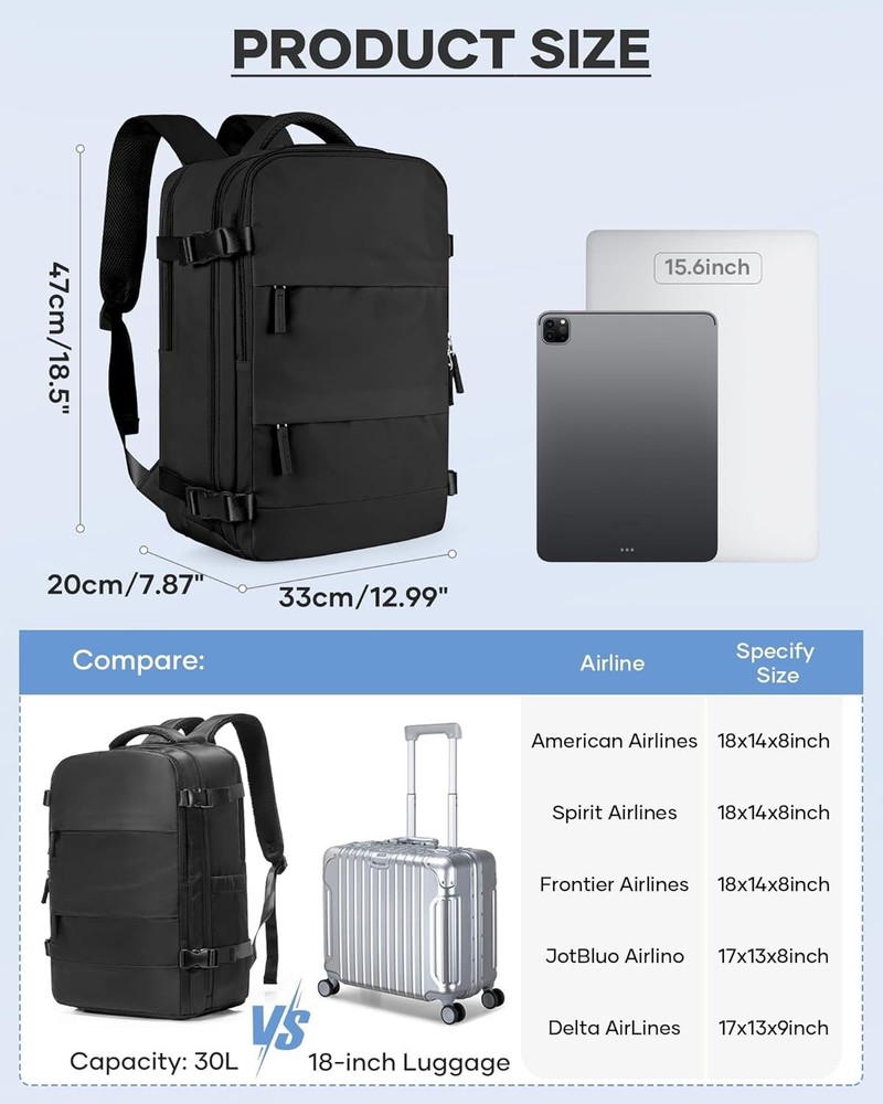 NEW Vacuum Backpack Travel Pump Vacuum System Travel Backpack Compression