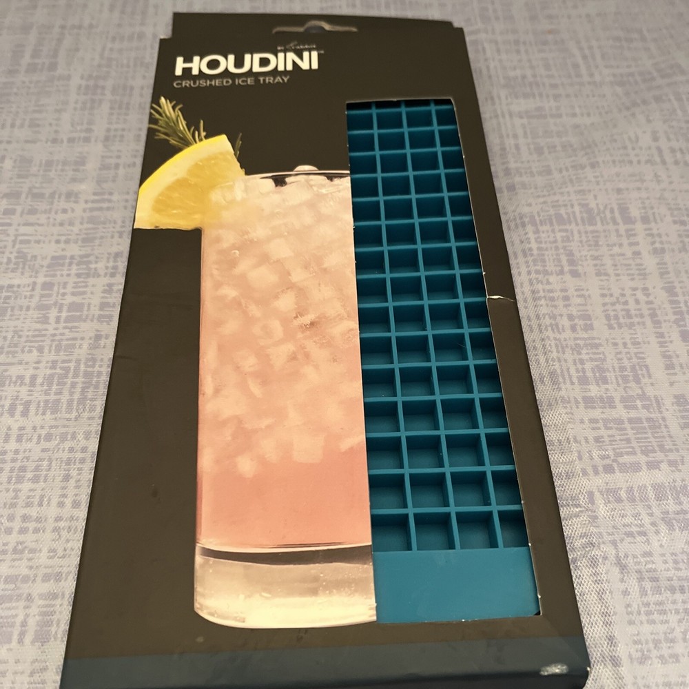 NEW HOUDINI CRUSHED ICE 160 MINI CUBE SILICONE TWIST RELEASE ICE CUBE TRAY