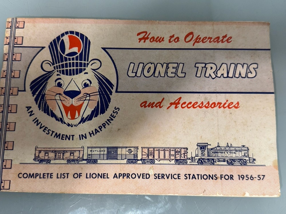 Vintage Lionel Train Books