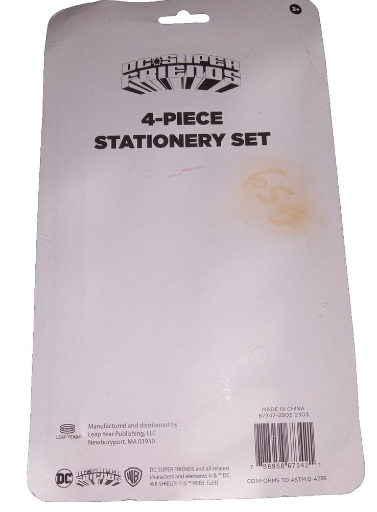 DC Super Friends 4-Piece Stationery Set