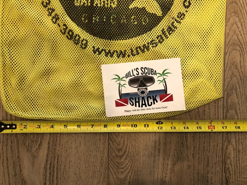 SCUBA NET BAG EXTRA LARGE SINCH TOP! COOL!