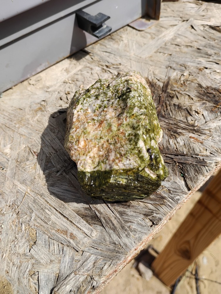 Epidote Specimen Rough Specimen Crystalized