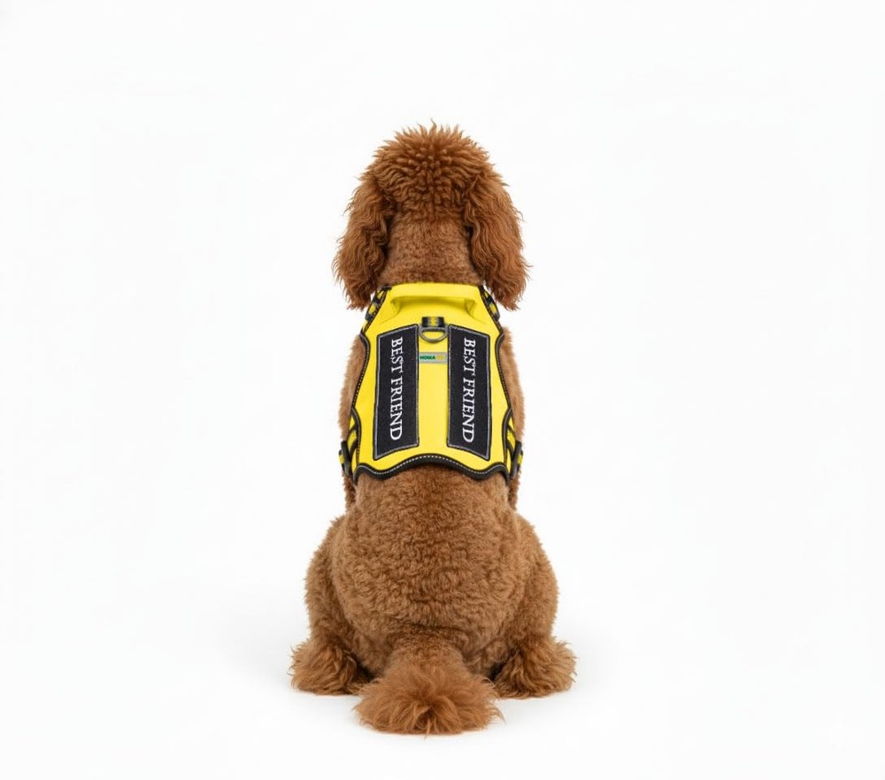 . Premium No-Pull Tactical Dog Harness with Adjustable Straps, Soft Padded De...