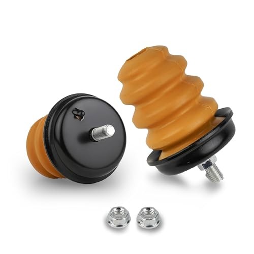 Rear Bump Stops, Leaf Spring Bumpers Compatible with 1999-2007 Chevy yellow