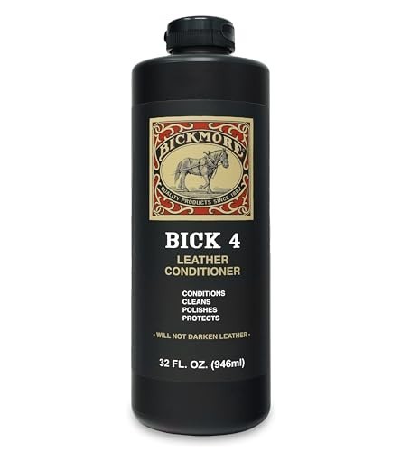 Leather Conditioner & Cleaner 32oz - Restore, Polish & Protect Smooth Leather