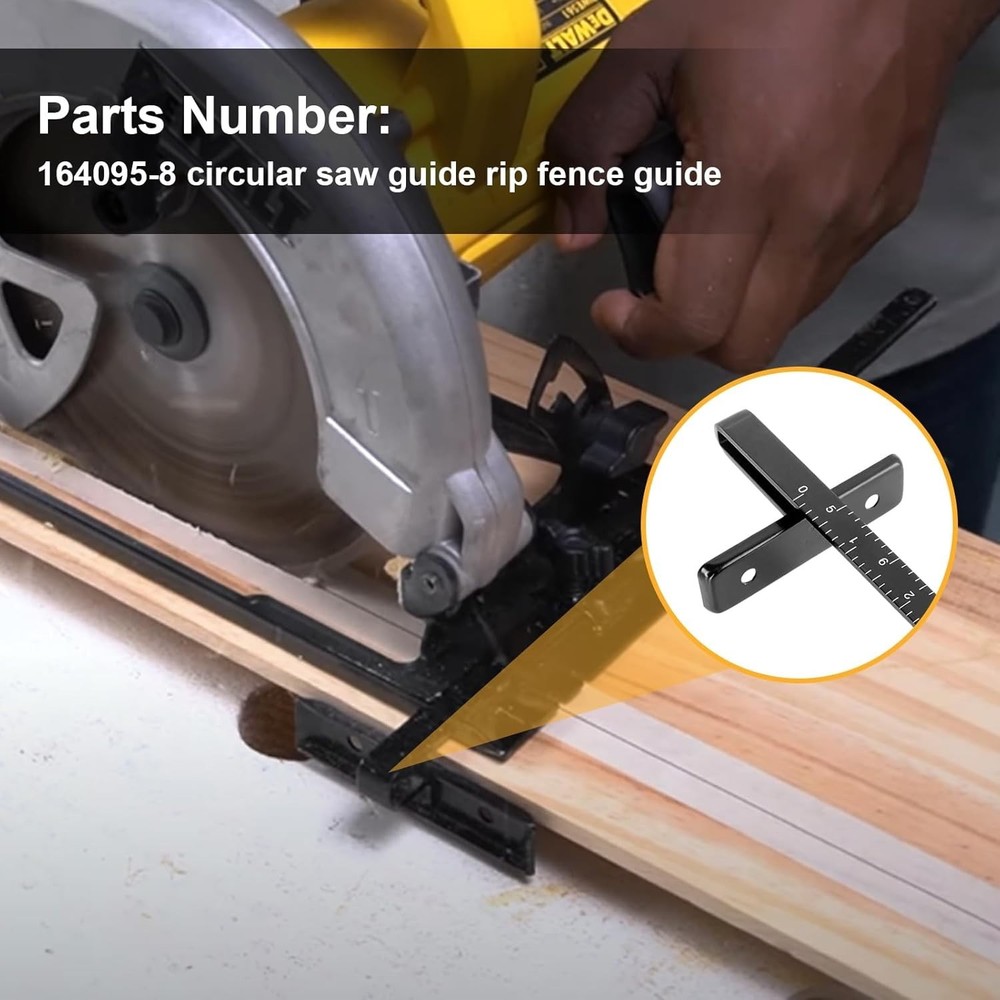 164095-8 Circular Saw Guide Rip Fence Replacement Kit for Multi Purpose Circular