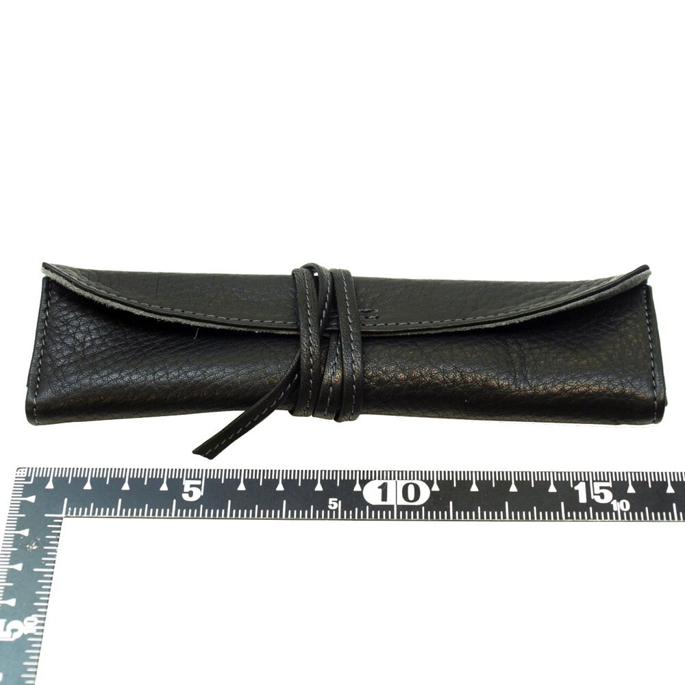 PILOT Roll Pen Case Cowhide Leather Pensemble for Single Pen Black