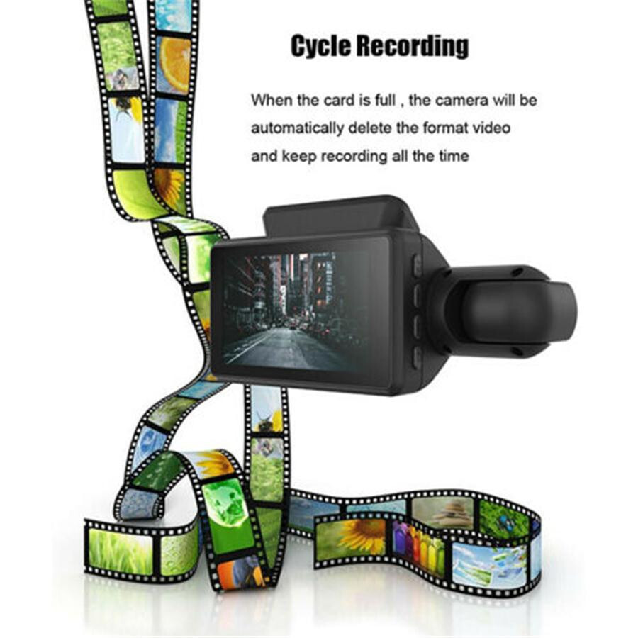 1080P Car Dash Cam DVR Video Recorder Front Inside Camera Loop Recording 3.0 in