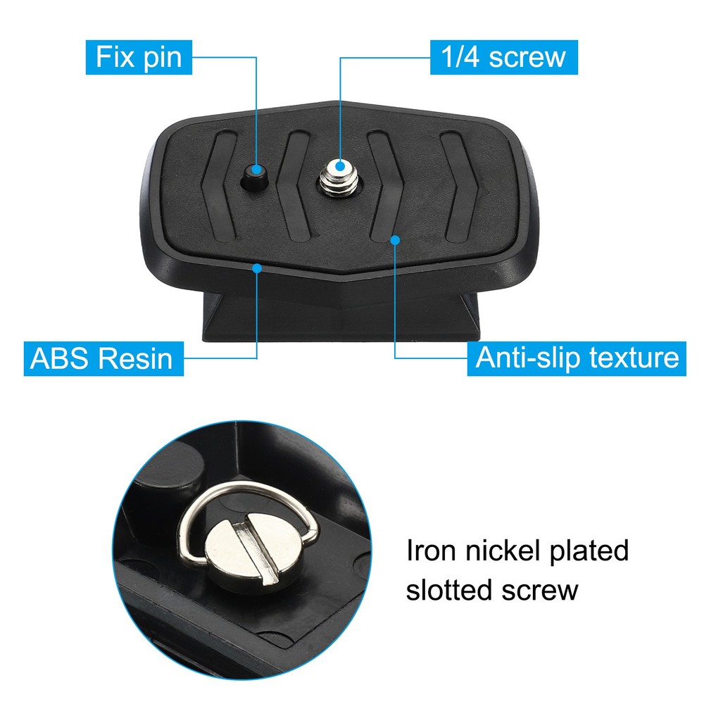 Tripod Quick Release Plate Camera Tripod Adapter Mount 44mm