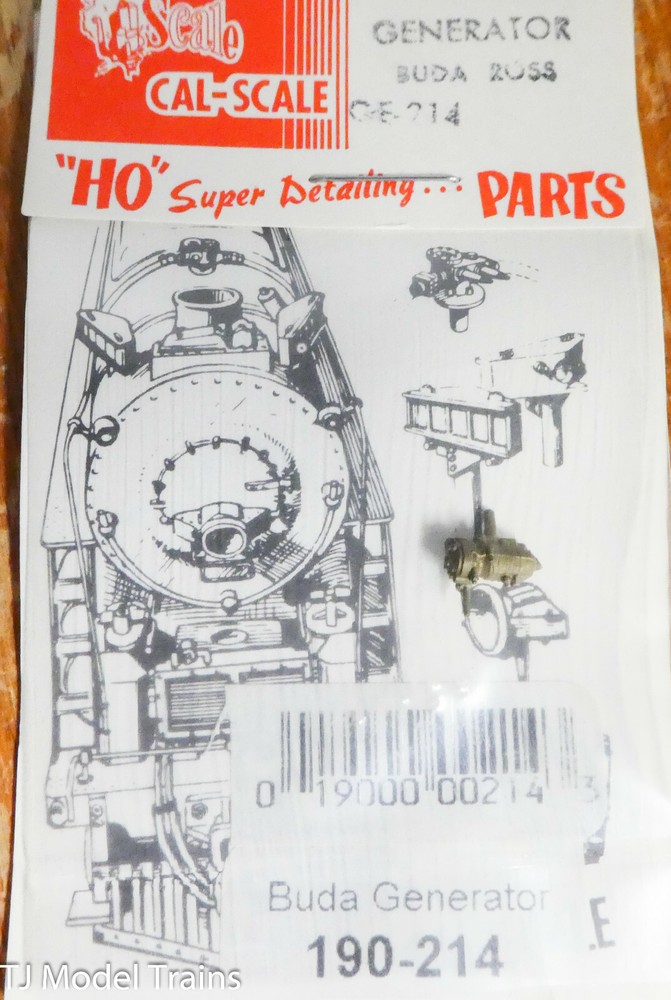 Cal-Scale HO #214 Generator Buda Ross (Brass Casting) HO Scale