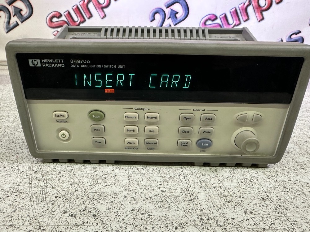 Hewlett Packard 34970A Data Acquisition/Switch Unit