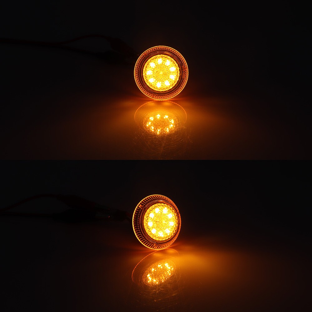 For 2010-2021 Ford Transit Connect Amber LED Front Side Marker Repeater Light 2x