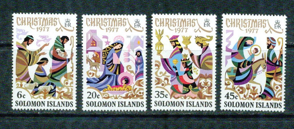 SOLOMON ISLANDS -1977- CHRISTMAS  -VF**